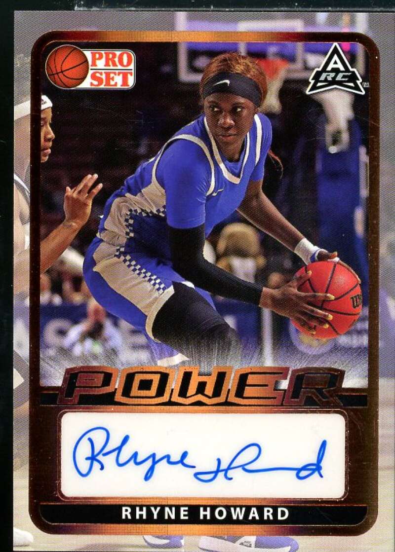 Rhyne Howard Rookie Card 2021-22 Leaf Pro Set Power #BARH1  Image 1