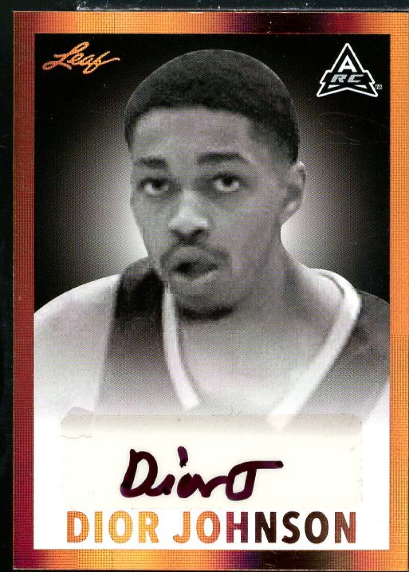 Dior Johnson Rookie Card 2021-22 Leaf Memories '60 Bronze #BWDJ1  Image 1