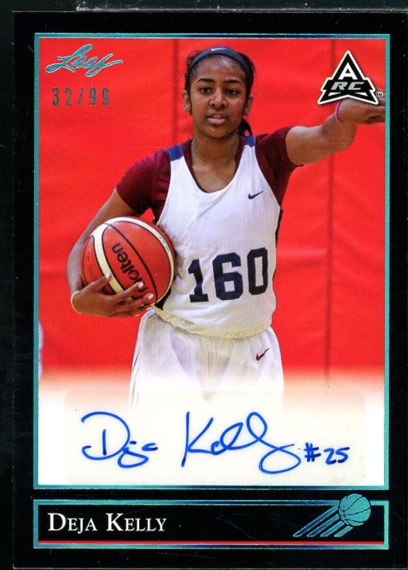 Deja Kelly Rookie Card 2021-22 Leaf Memories '92 Platinum #BGDK1  Image 1