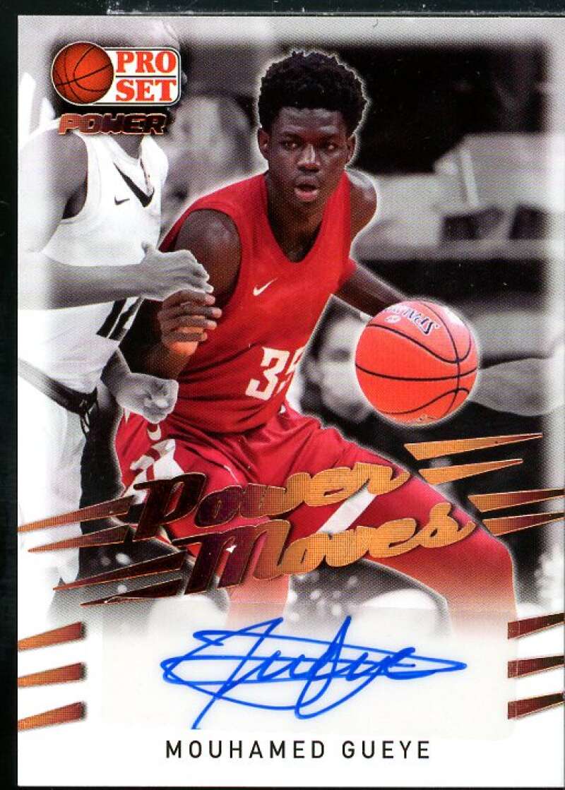 Mouhamed Gueye Rookie Card 2021-22 Leaf Pro Set Power Power Moves Bronze #PMMG1  Image 1