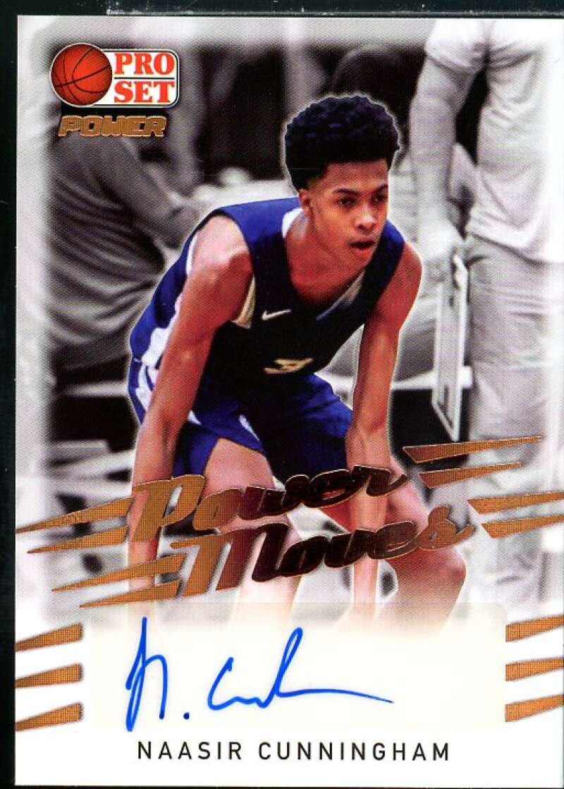 Naasir Cunningham Rookie 2021-22 Leaf Pro Set Power Power Moves Bronze #PMNC1  Image 1