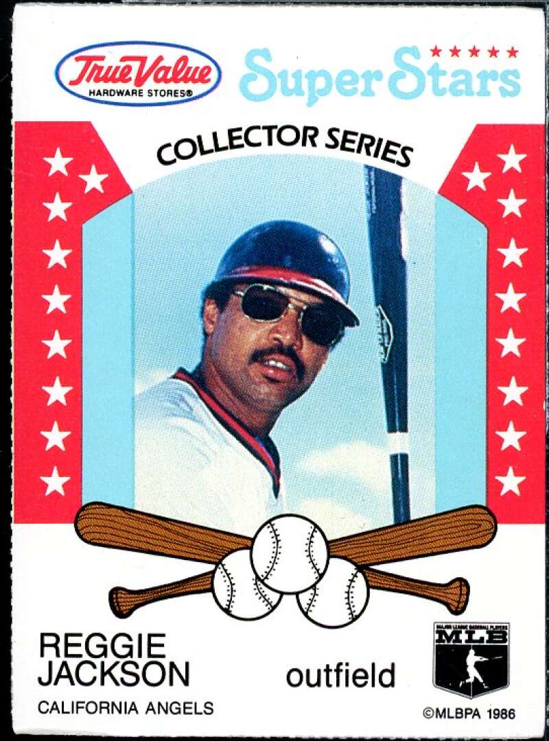 Reggie Jackson Card 1986 True Value #13  Image 1
