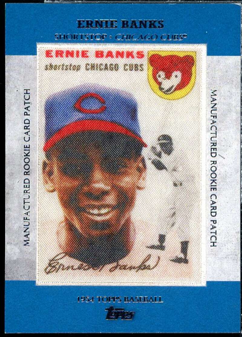 Ernie Banks Card 2013 Topps Manufactured Commemorative Rookie Patch #RCP2  Image 1