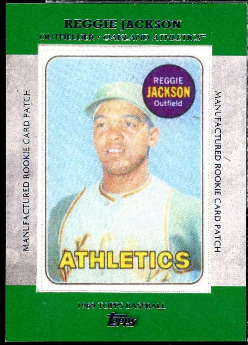 Reggie Jackson Card 2013 Topps Manufactured Commemorative Rookie Patch #RCP7  Image 1