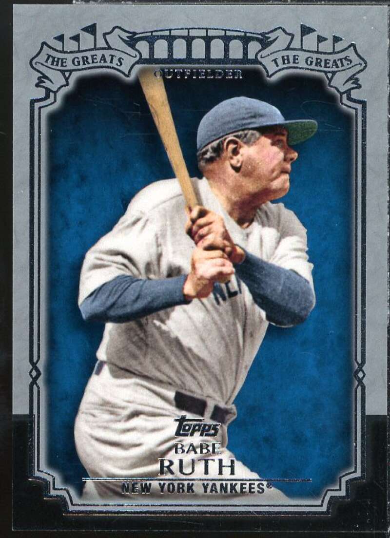 Babe Ruth Card 2013 Topps The Greats #TG3  Image 1