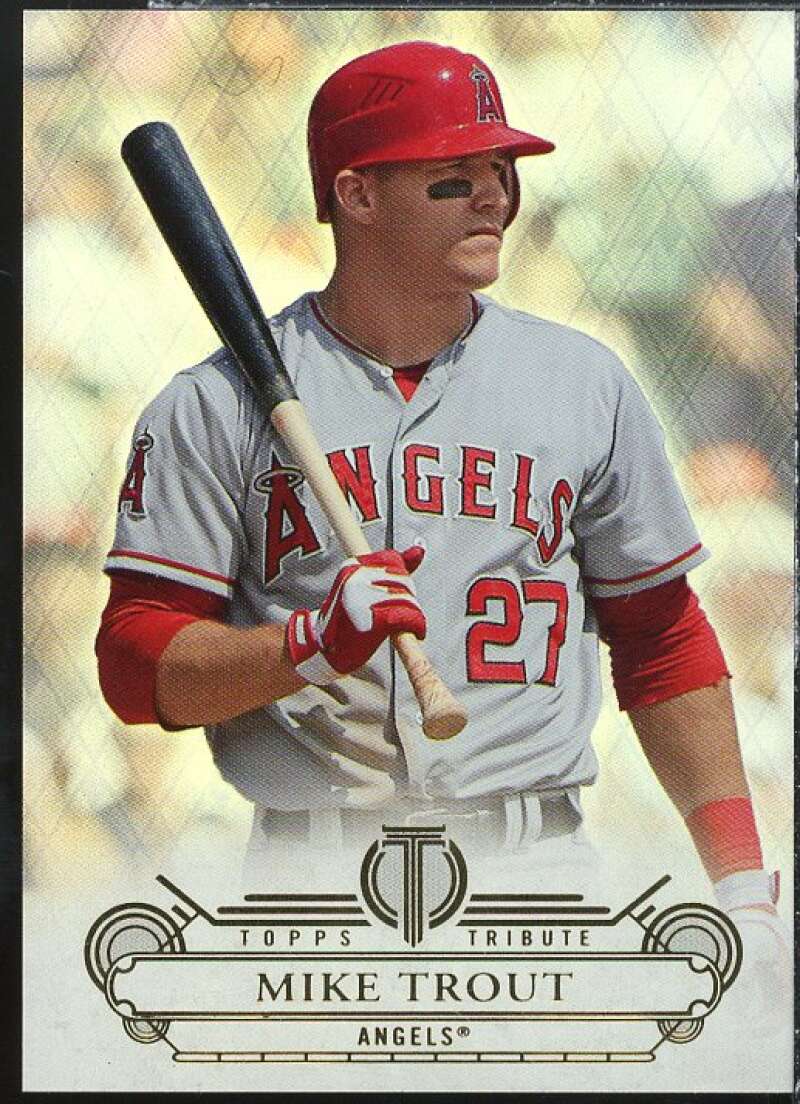 Mike Trout Card 2014 Topps Tribute #33  Image 1