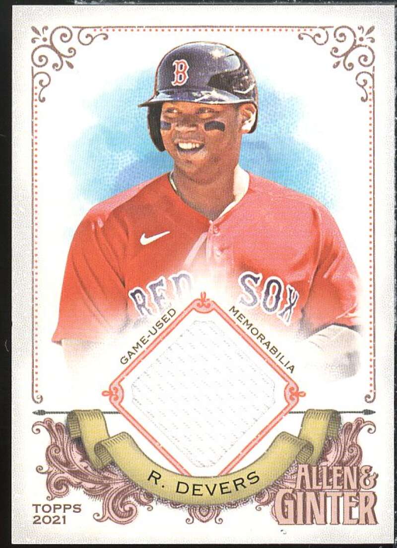 Rafael Devers Card 2021 Topps Allen and Ginter Relics #AGARD  Image 1