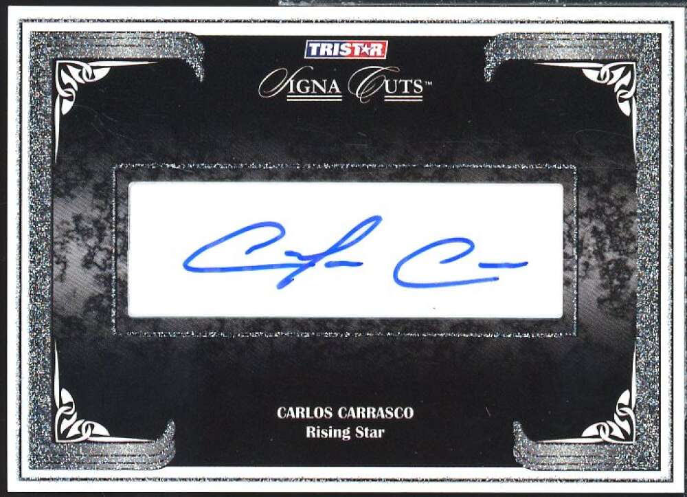 Carlos Carrasco Card 2008 Tristar Signa Cuts #NNO  Image 1