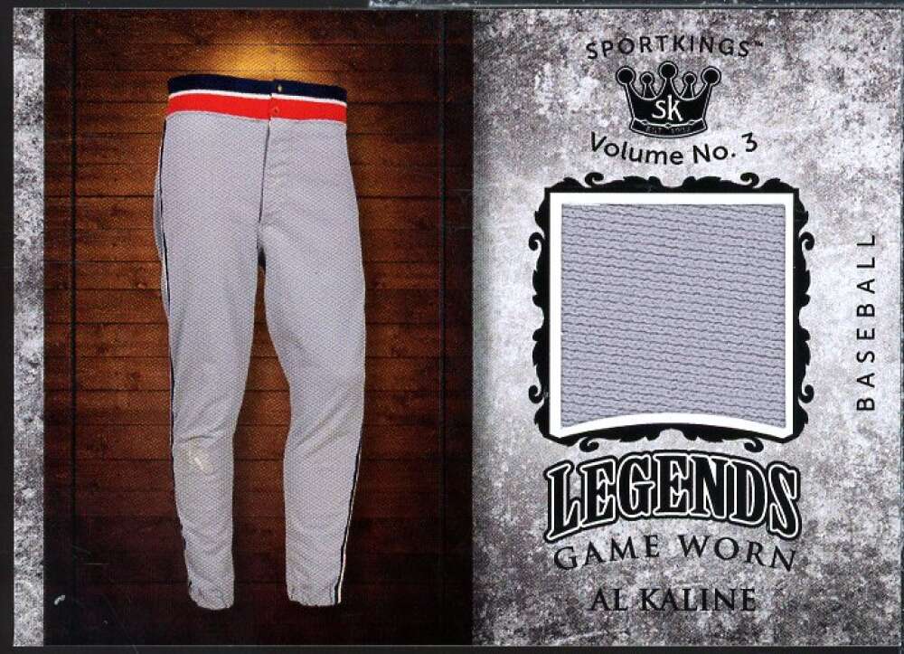 Al Kaline Card 2022 Sportkings Volume 3 Legends Premium Material #LPM-55  Image 1