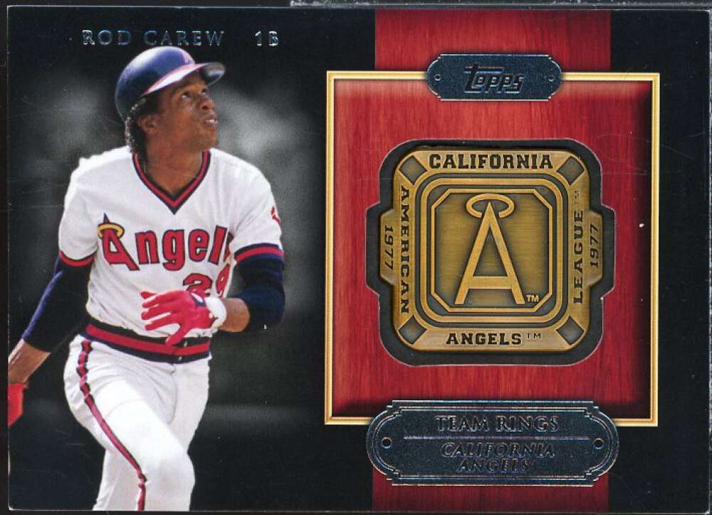 Rod Carew Card 2012 Topps Team Rings #RC  Image 1