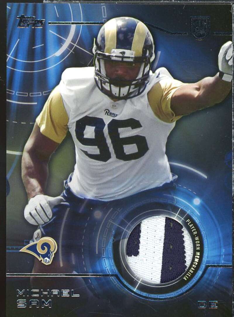 Michael Sam Rookie Card 2014 Topps Rookie Patch #TRPMS  Image 1