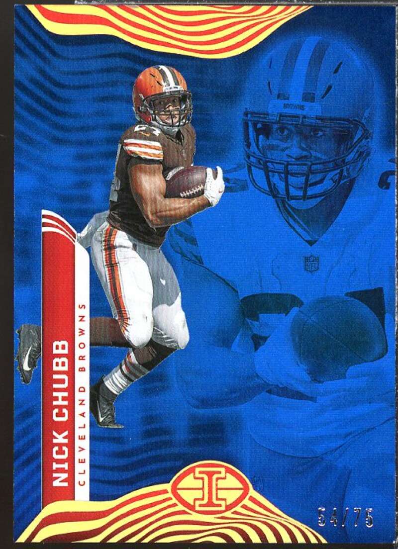 Nick Chubb Card 2022 Panini Illusions Blue #22  Image 1