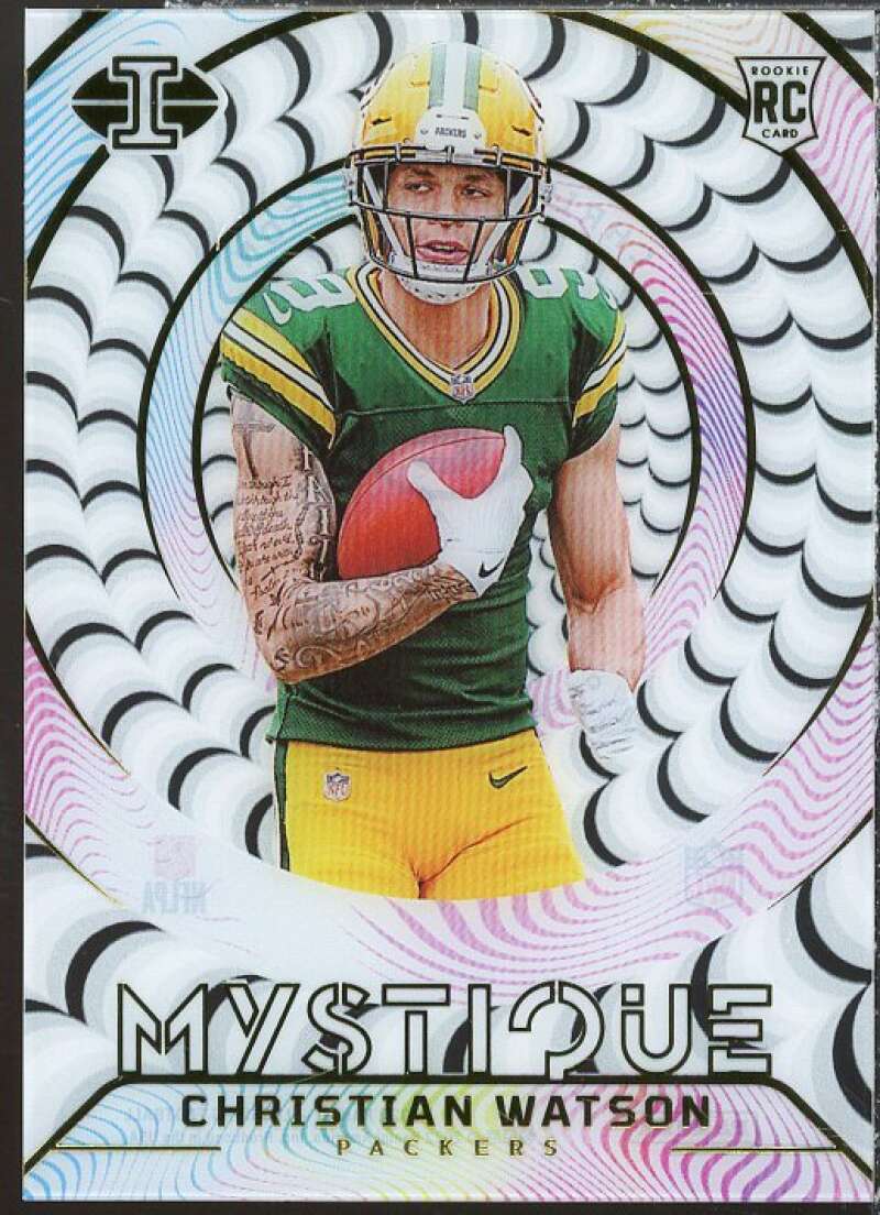 Christian Watson Rookie Card 2022 Panini Illusions Mystique #28  Image 1