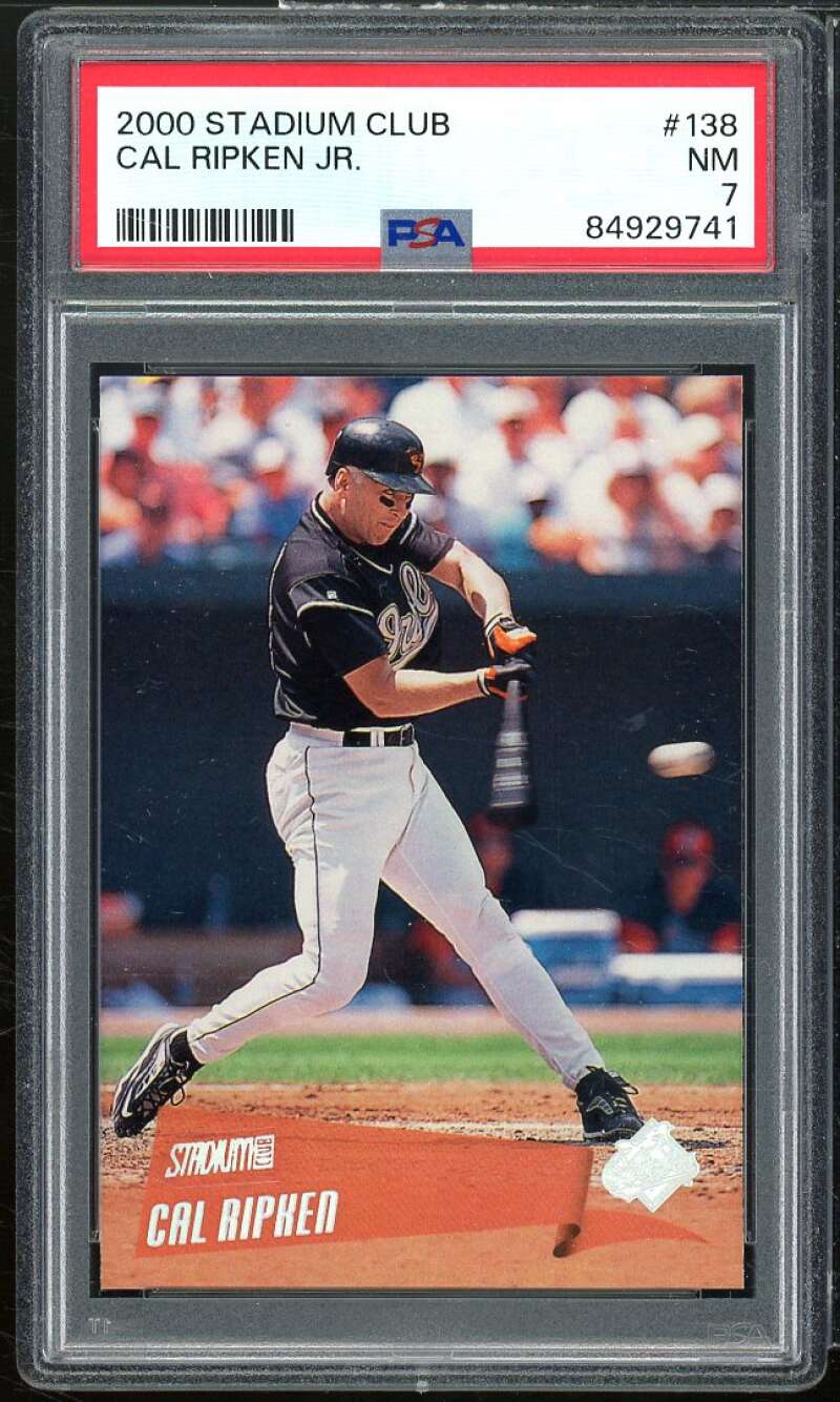 Cal Ripken Jr. Card 2000 Stadium Club #138 PSA 7 Image 1