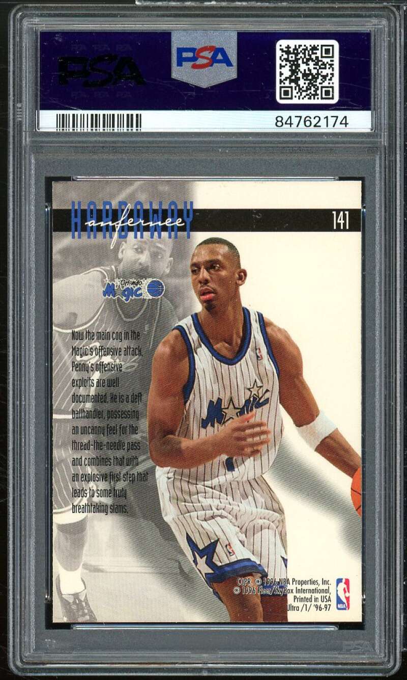 Anfernee Hardaway Card 1996-97 Ultra #141 PSA 6 Image 2