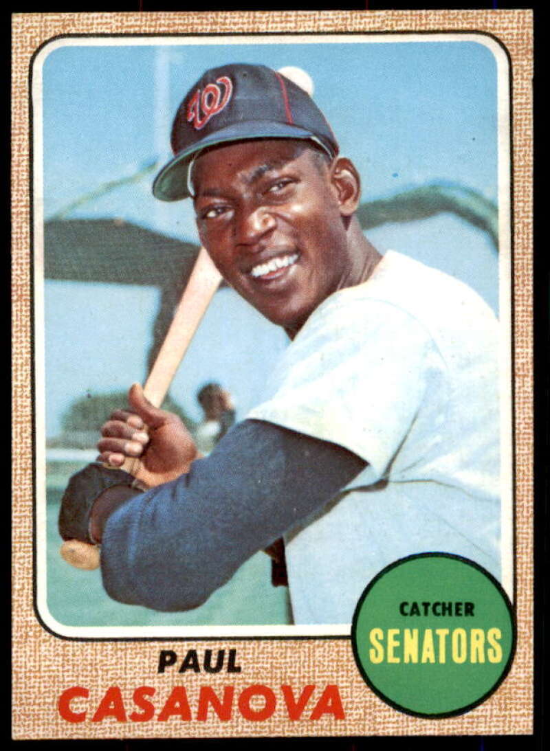 Paul Casanova Card 1968 Topps #560  Image 1