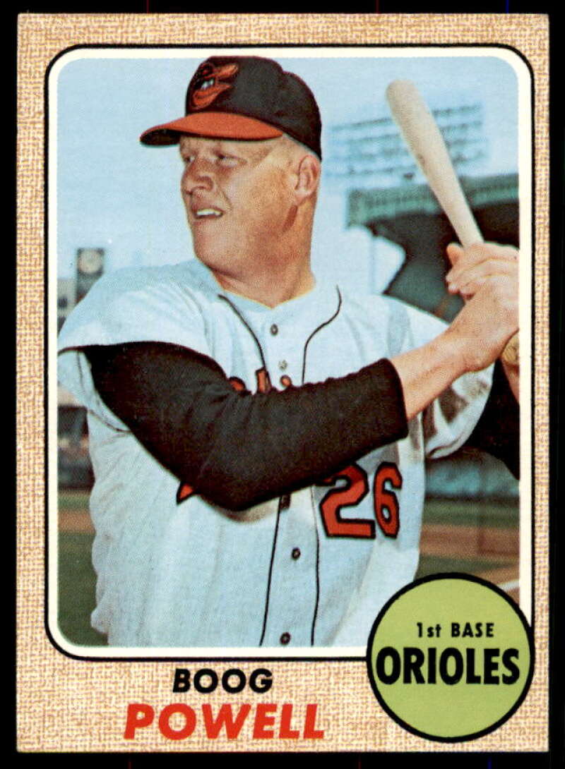 Boog Powell Card 1968 Topps #381  Image 1