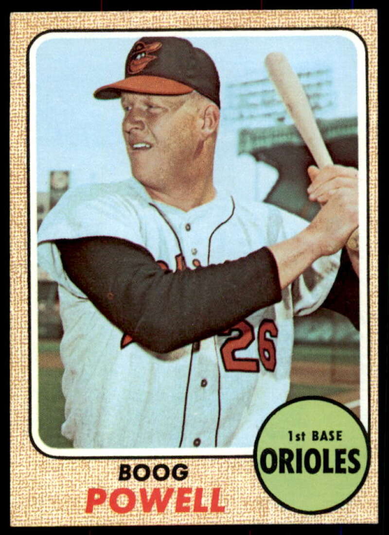 Boog Powell Card 1968 Topps #381  Image 1