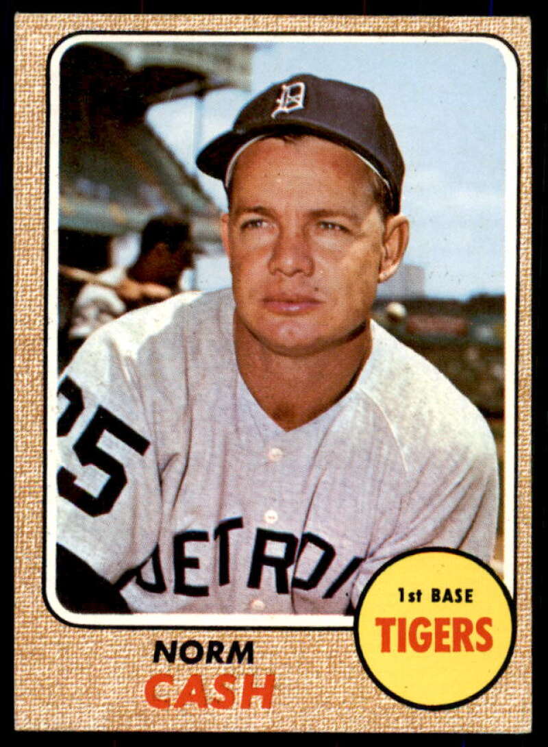 Norm Cash Card 1968 Topps #256  Image 1