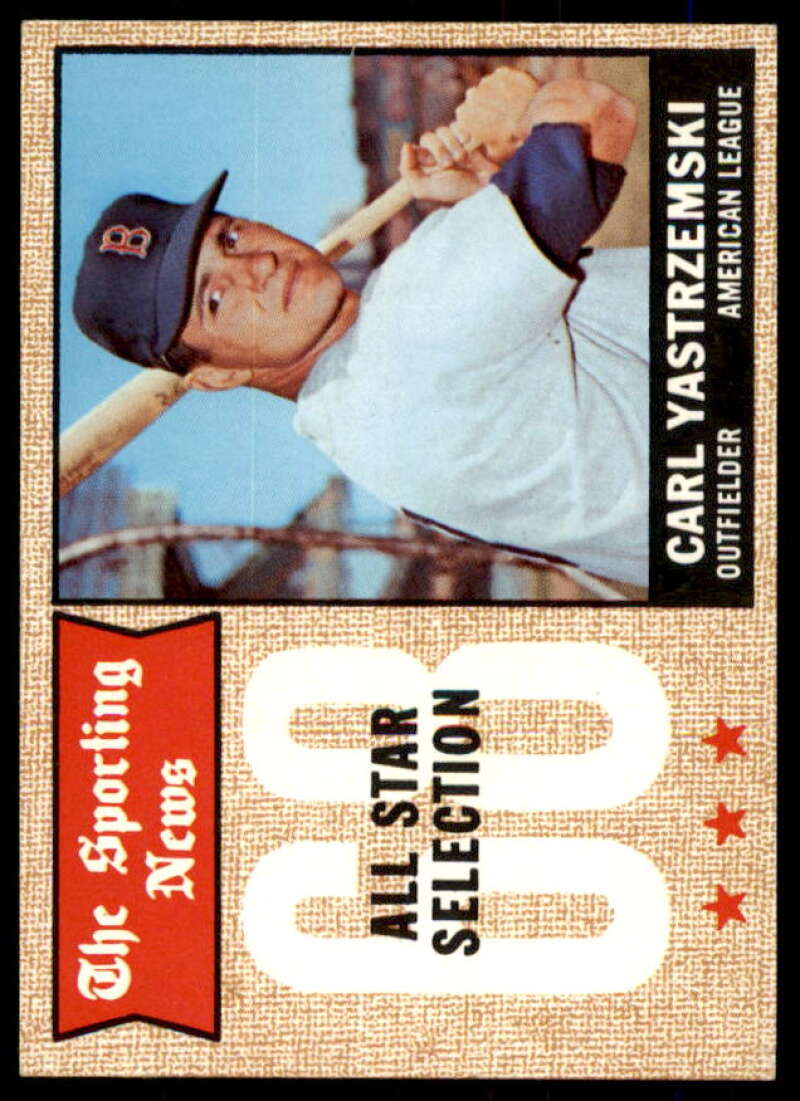 Carl Yastrzemski AS Card 1968 Topps #369  Image 1