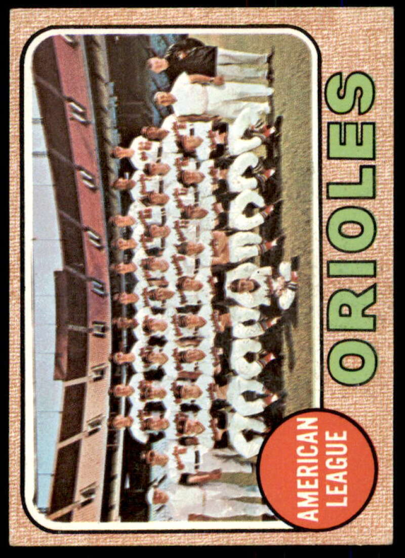 Baltimore Orioles TC Card 1968 Topps #334  Image 1