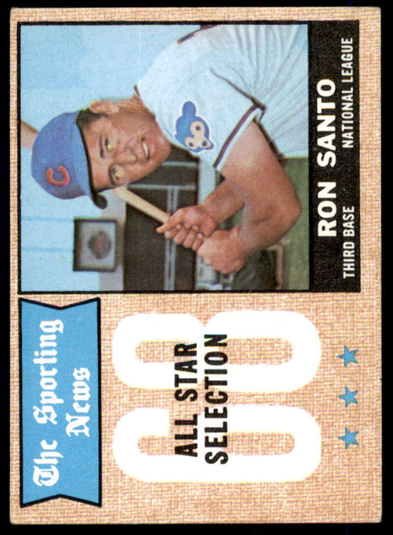 Ron Santo AS Card 1968 Topps #366  Image 1