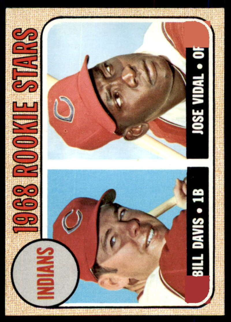 Rookie Stars/Bill Davis/Jose Vidal Card 1968 Topps #432  Image 1