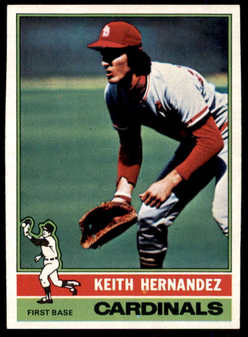 Keith Hernandez Card 1976 Topps #542  Image 1