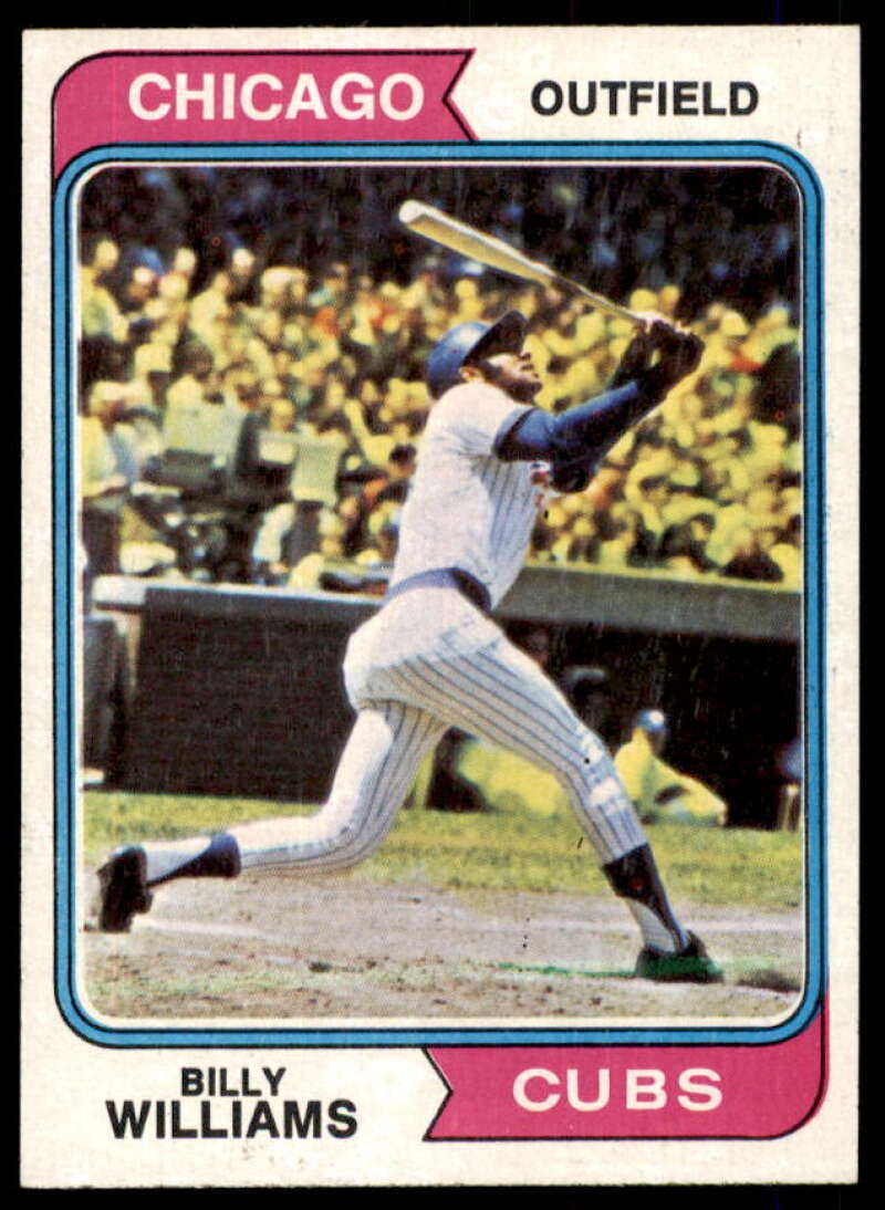 Billy Williams Card 1974 Topps #110  Image 1