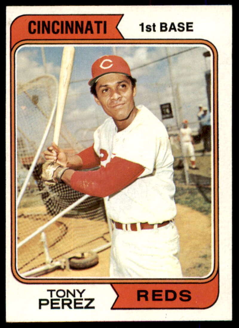 Tony Perez Card 1974 Topps #230  Image 1