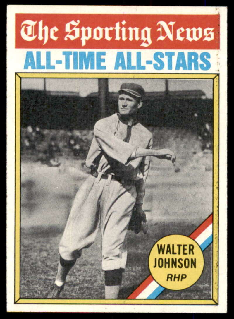 Walter Johnson ATG Card 1976 Topps #349  Image 1