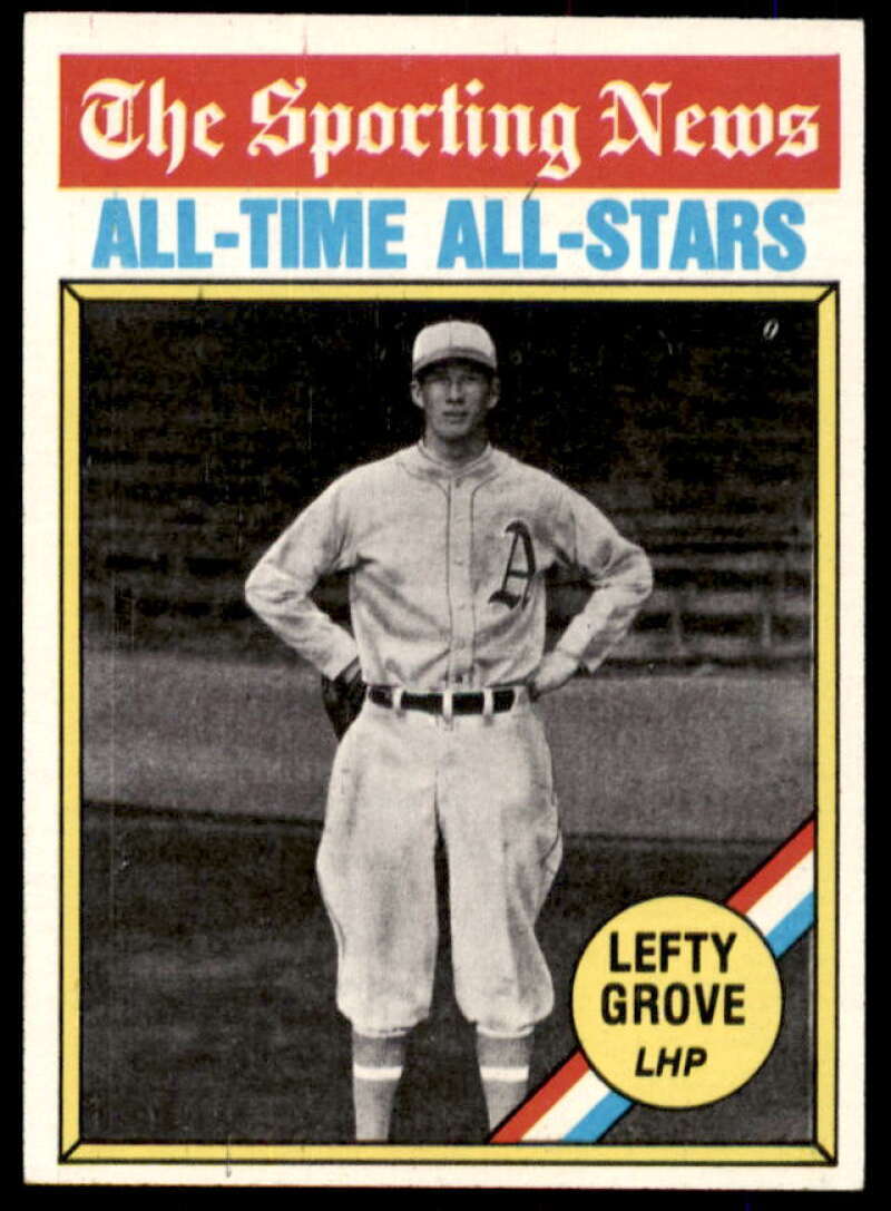 Lefty Grove ATG Card 1976 Topps #350  Image 1