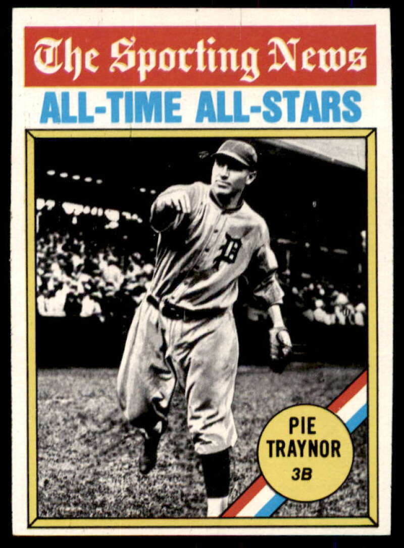 Pie Traynor ATG Card 1976 Topps #343  Image 1