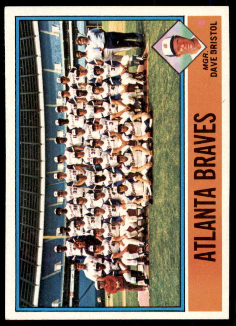 Atlanta Braves CL/Dave Bristol MG Card 1976 Topps #631  Image 1