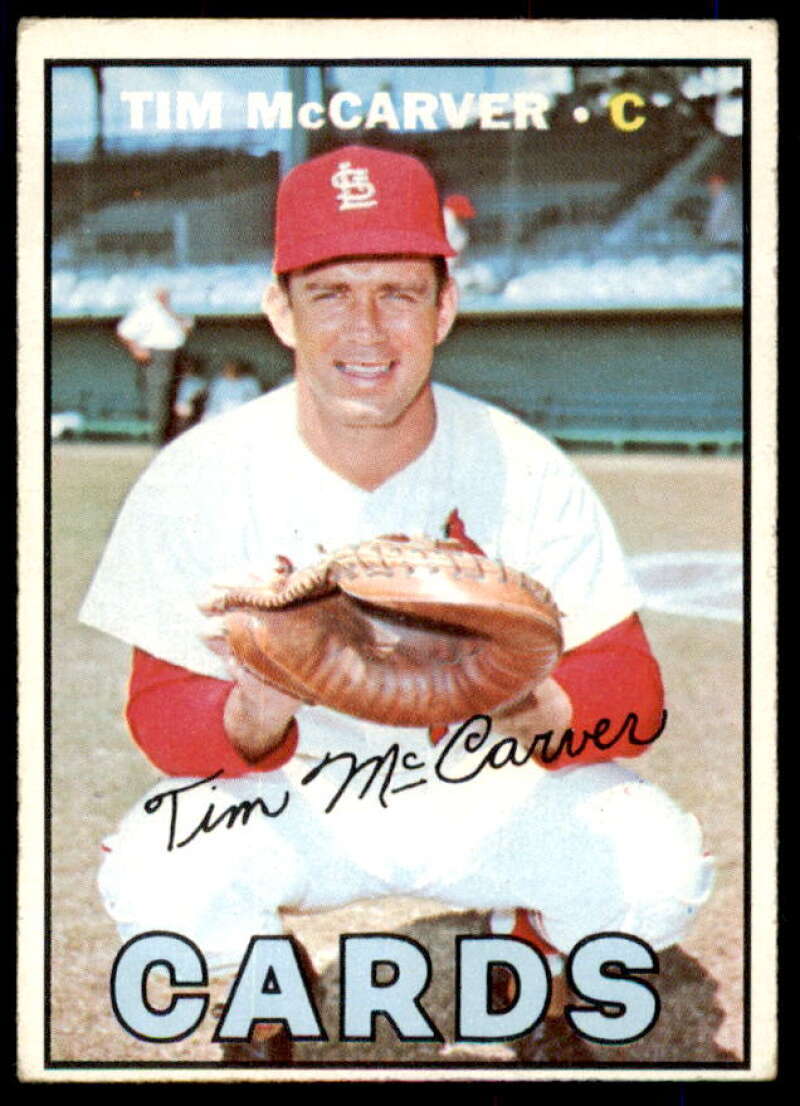 Tim McCarver Card 1967 Topps #485  Image 1