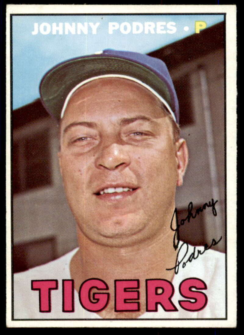 Johnny Podres Card 1967 Topps #284  Image 1