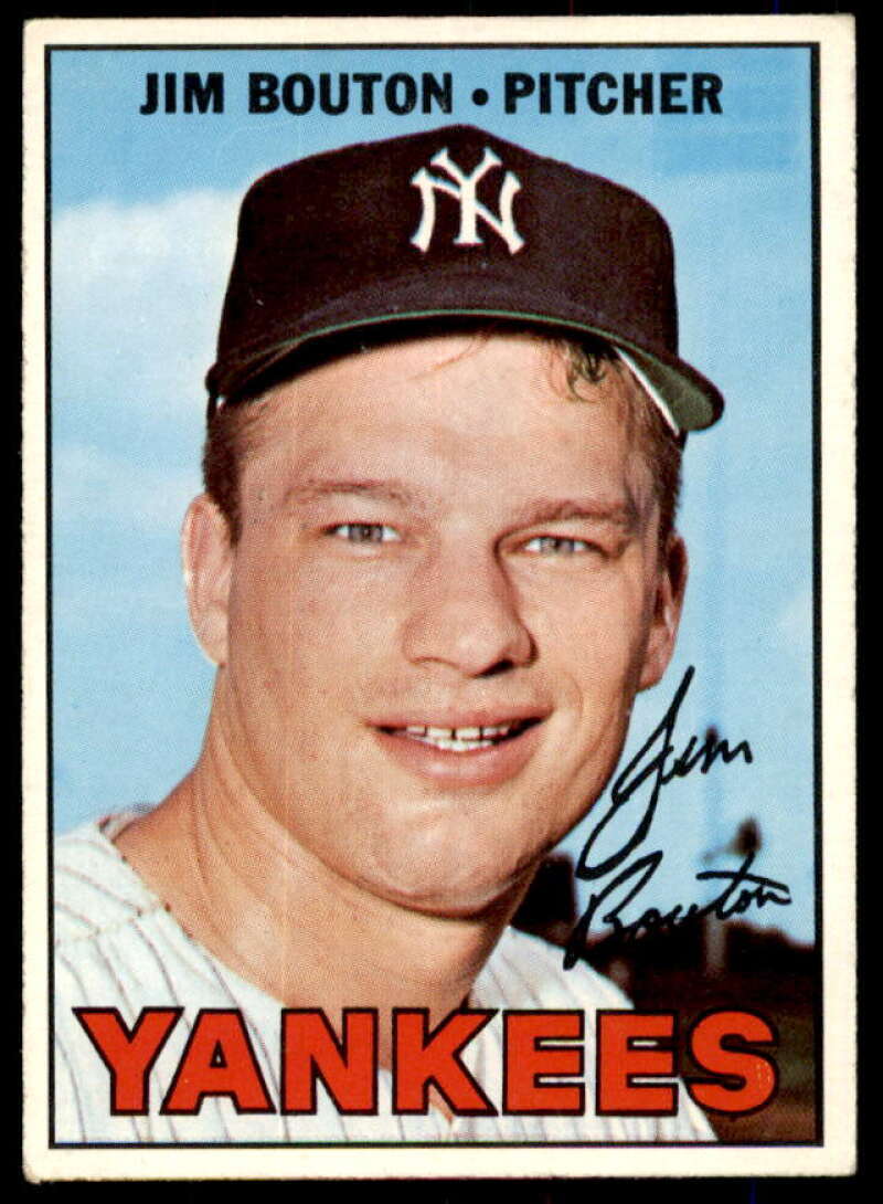 Jim Bouton DP Card 1967 Topps #393  Image 1