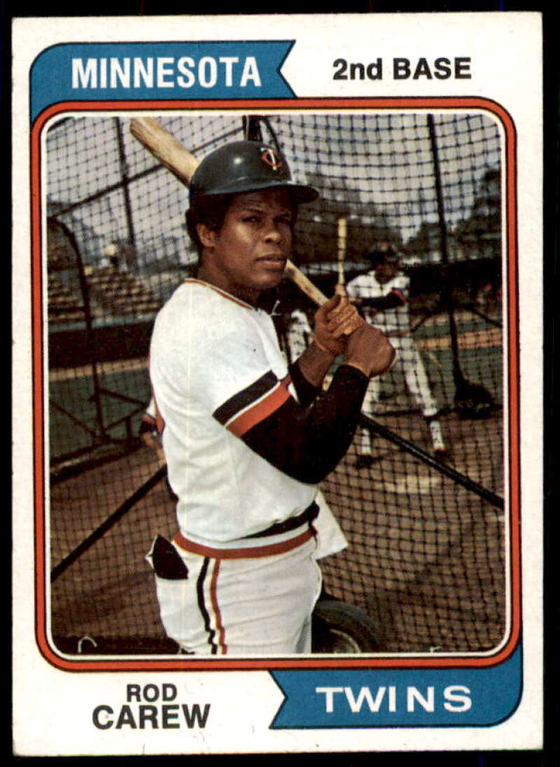 Rod Carew Card 1974 Topps #50  Image 1