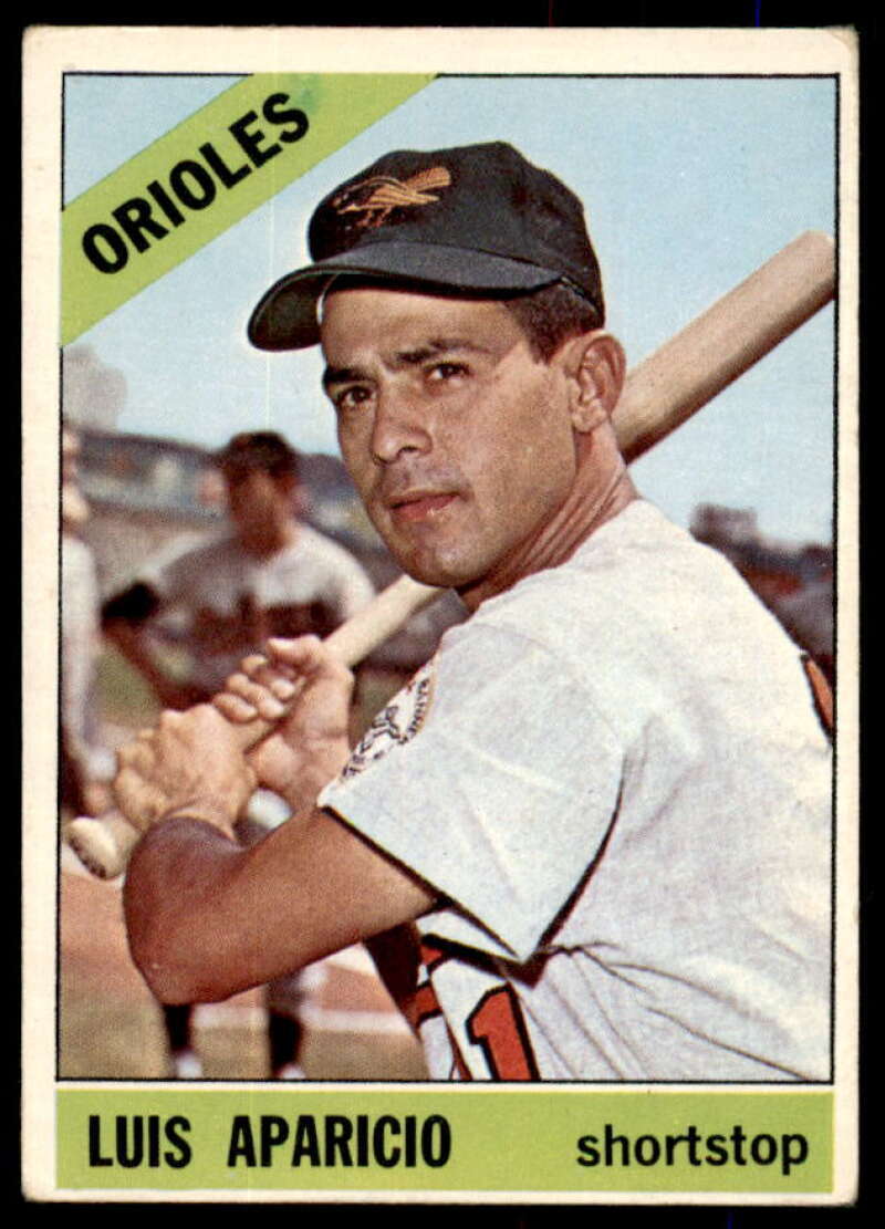 Luis Aparicio Card 1966 Topps #90  Image 1