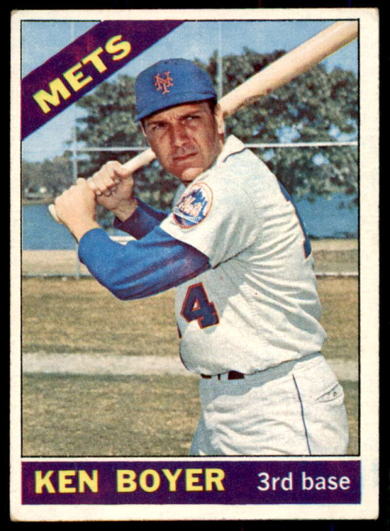 Ken Boyer Card 1966 Topps #385  Image 1