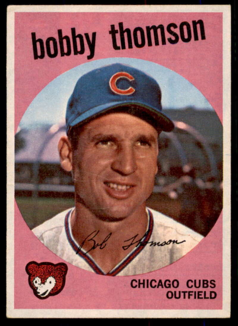 Bobby Thomson Card 1959 Topps #429  Image 1