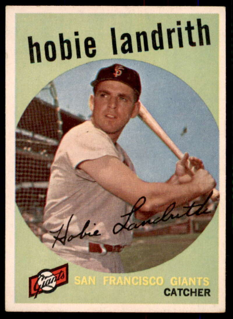 Hobie Landrith Card 1959 Topps #422  Image 1