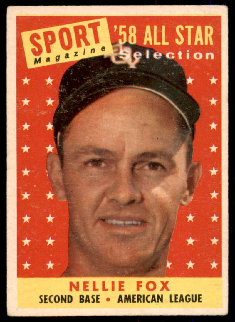 Nellie Fox AS Card 1958 Topps #479  Image 1