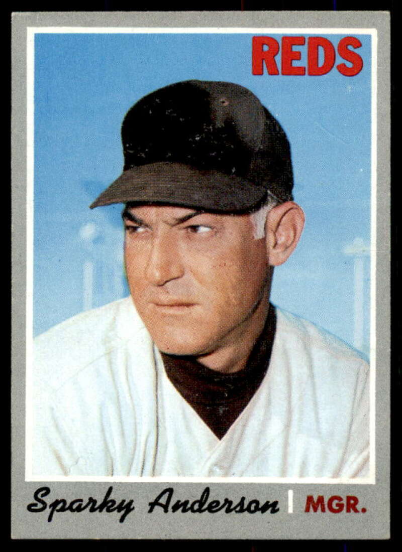 Sparky Anderson MG Card 1970 Topps #181  Image 1