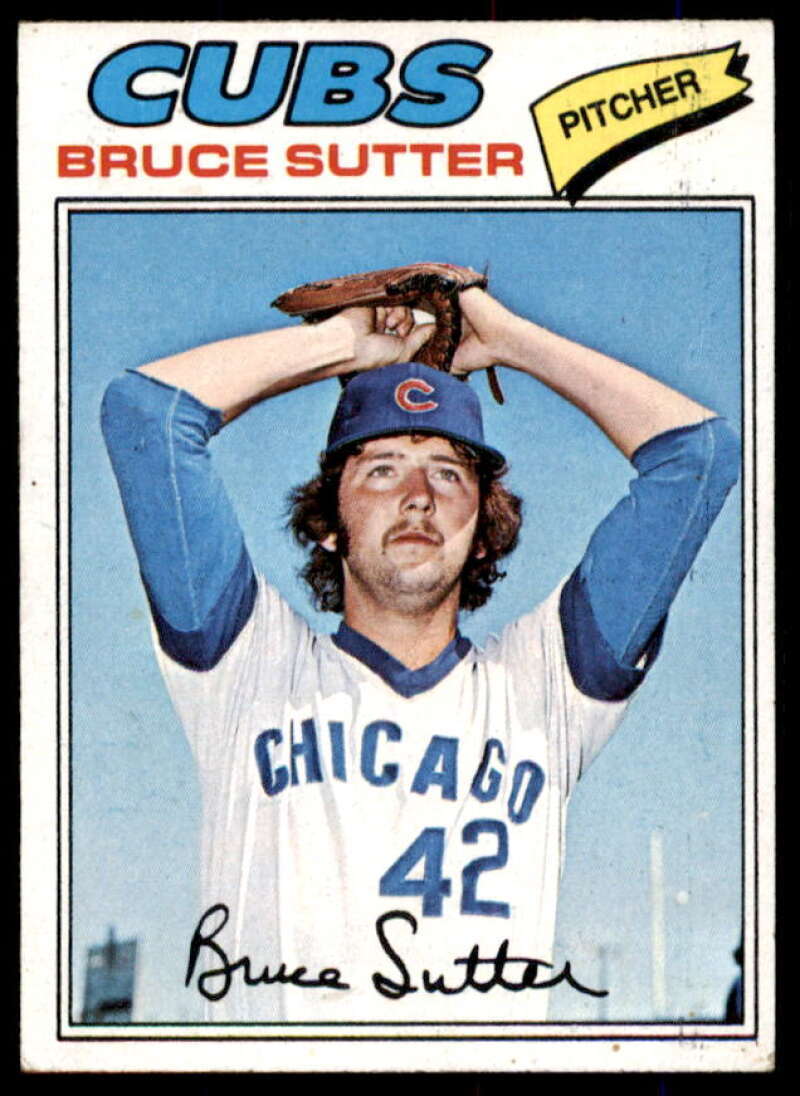 Bruce Sutter RC Card 1977 Topps #144  Image 1