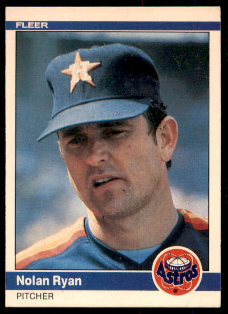 Nolan Ryan Card 1984 Fleer #239  Image 1