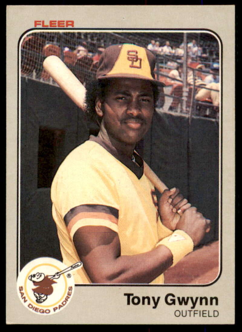 Tony Gwynn Rookie Card 1983 Fleer #360  Image 1