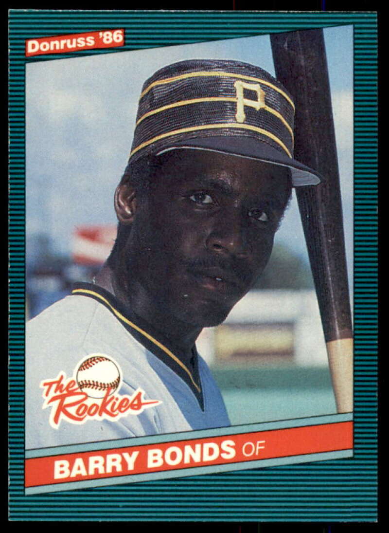 Barry Bonds XRC Rookie Card 1986 Donruss Rookies #11  Image 1