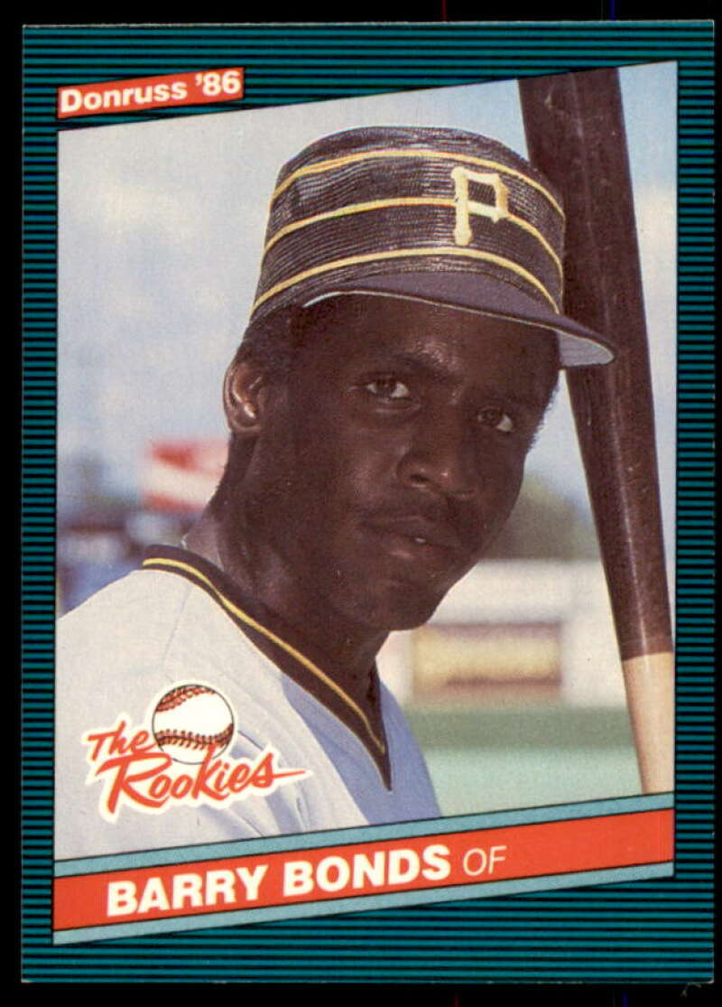 Barry Bonds XRC Rookie Card 1986 Donruss Rookies #11  Image 1