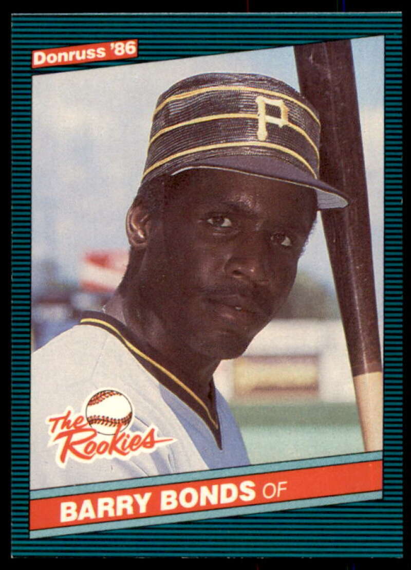 Barry Bonds XRC Rookie Card 1986 Donruss Rookies #11  Image 1